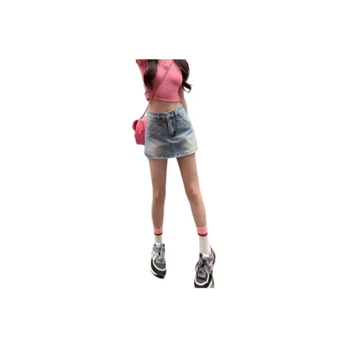 ZNZW Denim Shorts Women's Nostalgic Blue