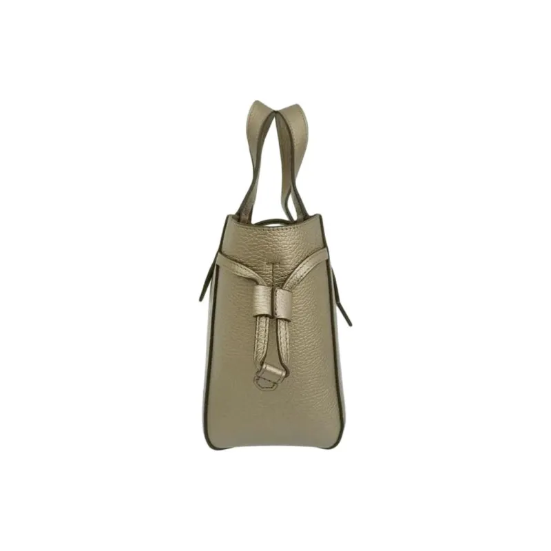 Furla Leather Handbag Mini Women's Beige Metal-3