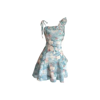 YGPRW Slip Dresses Women's Green
