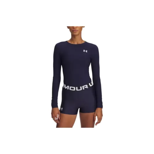 Under Armour HeatGear Workout Clothing Women's Marine Blue