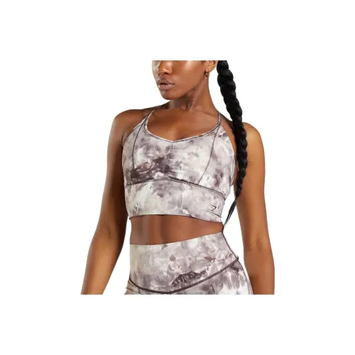 GYMSHARK Sports Underwear Women's Concrete Brown Dye Spray