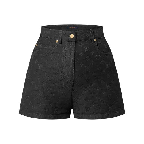 LOUIS VUITTON Monogram Jacquard Denim Shorts