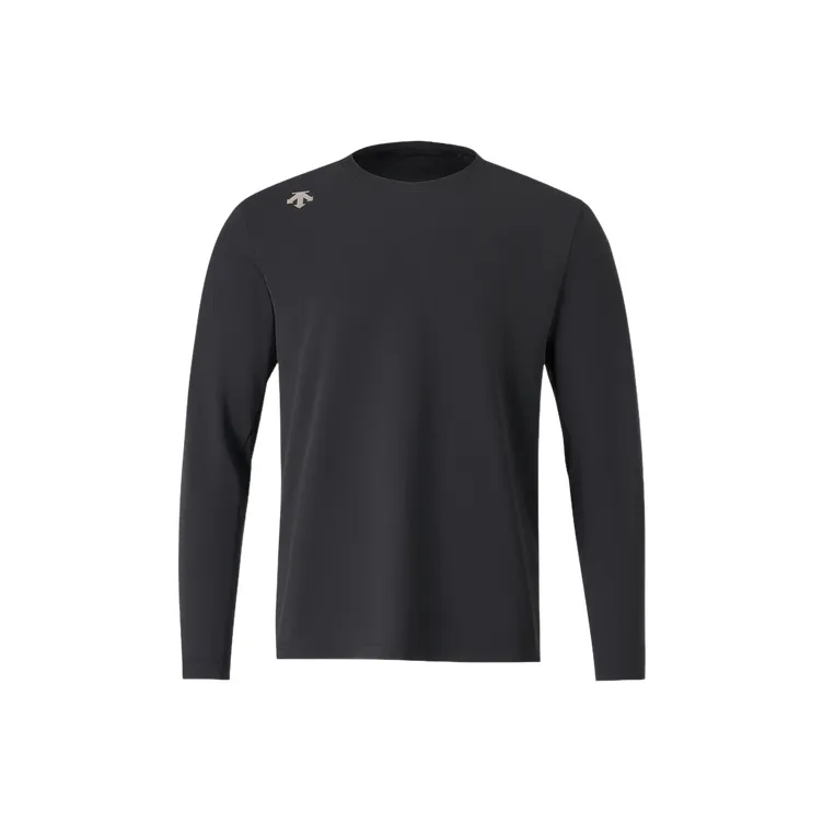 DESCENTE SKI STYLE Crew Neck Long Sleeved T Shirt Men's-2