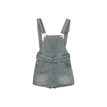 POPO.INFO Denim Short Skirts Women's Blue