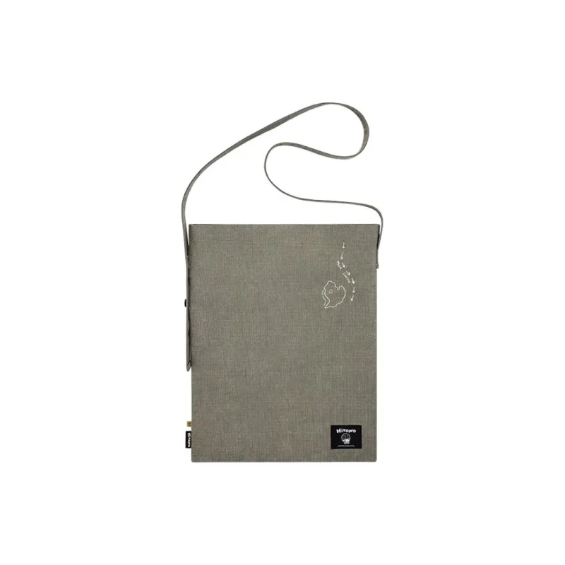POP MART HIRONO Fabric Crossbody Bag, Shoulder Bag Unisex Green-1