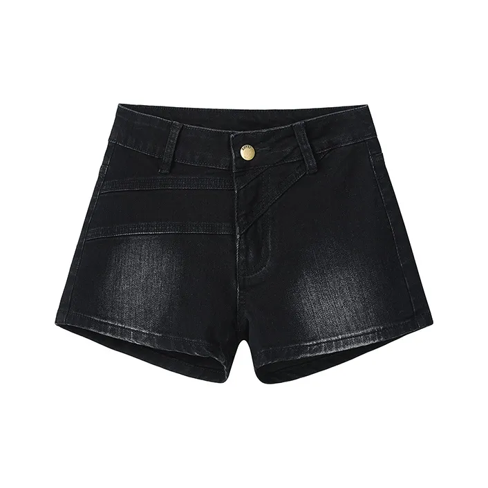 Fashion Versatile Denim Shorts Women's-0