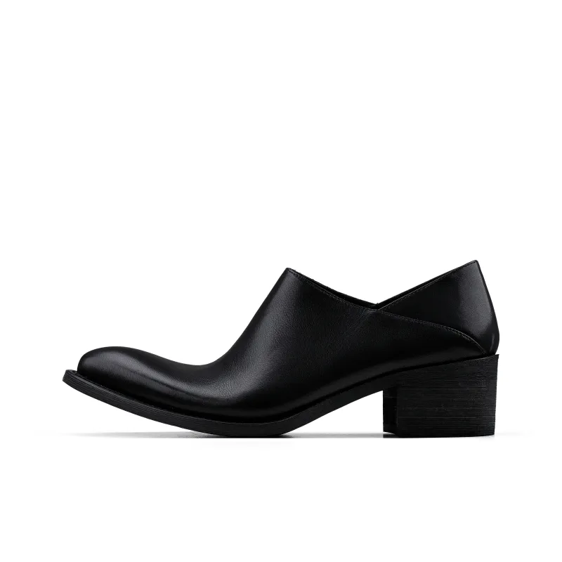 HANQIAORIJI Broken Cocoon Series Men's Casual Shoes Black-0
