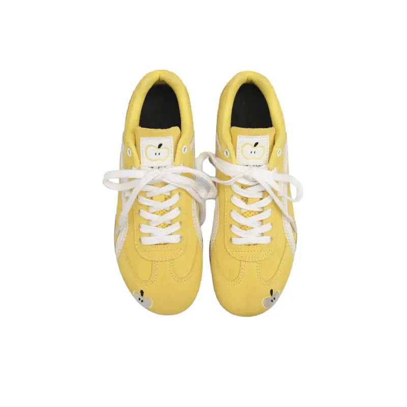 Yalu Low Top Casual Shoes Unisex Red Apple-4