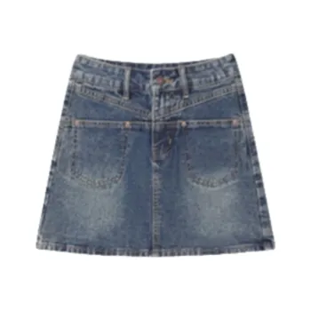 ZXZA Denim Short Skirts Women's