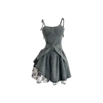 SONDR Slip Dresses Women's Denim Blue