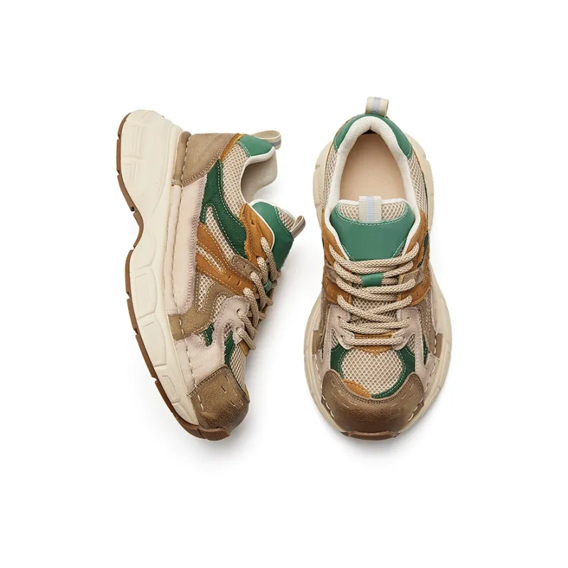 BURGELY Lightweight Low Top Chunky Sneakers Women's-10
