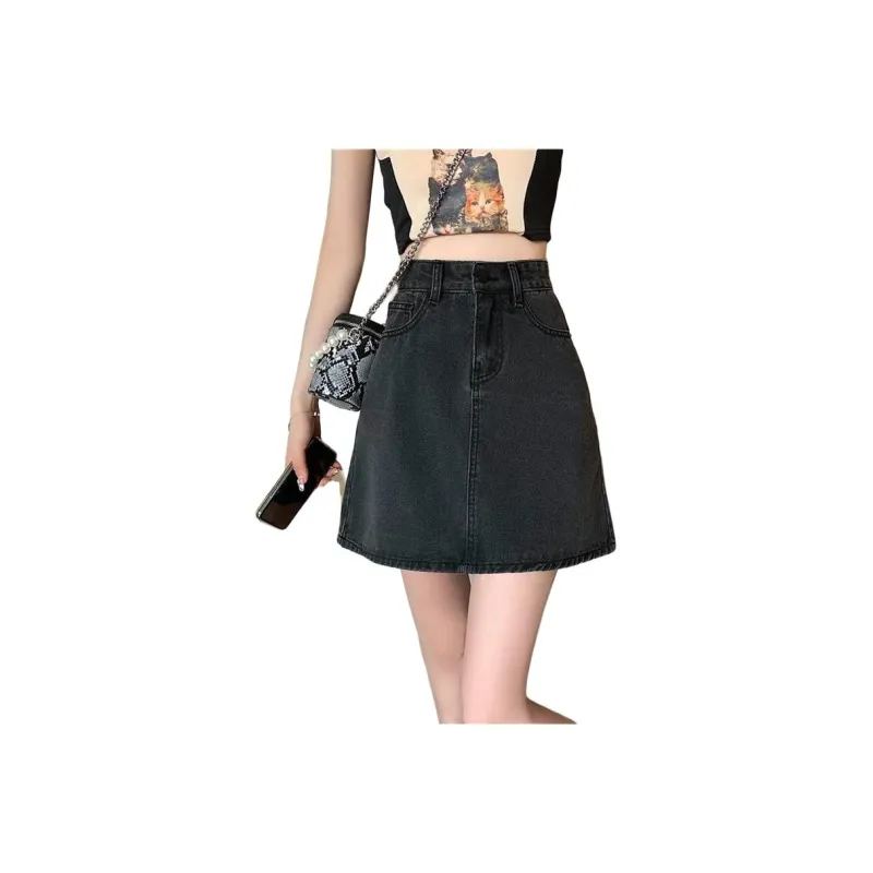 Mm Denim Short Skirts Women's-0