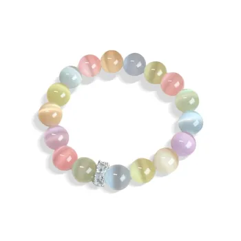 Inkopper Glass Cat Eye Bracelets Women's