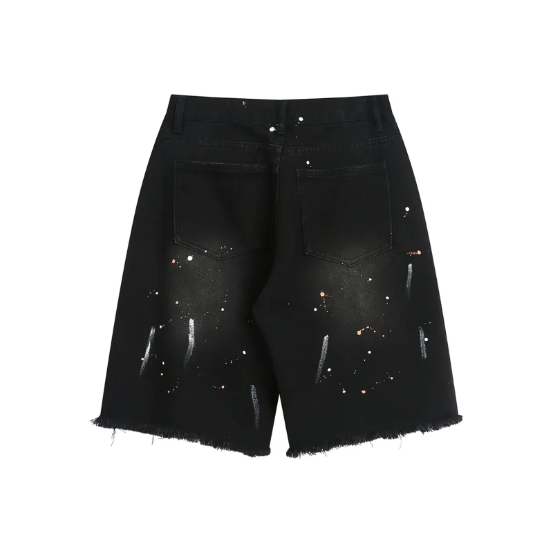 Nuthink Denim Shorts Unisex-1