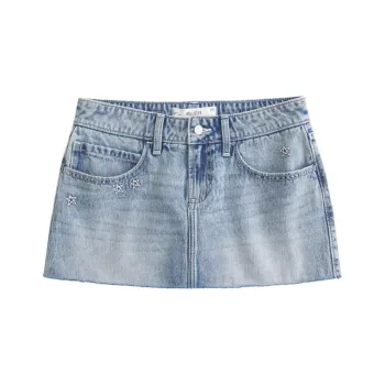 Hollister Denim Short Skirts Women's Indigo