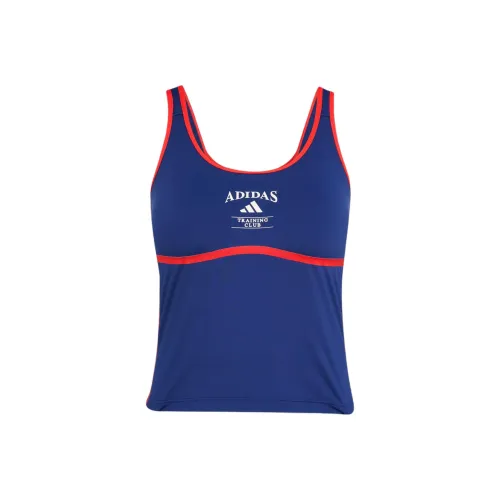 Adidas Free Shipping With AdiClub Heritage Tank Top With Integrated Low Support Bra