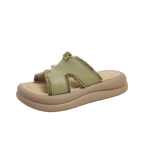 LXVB Rubber Sole Slip Resistant Slide Slippers Women's