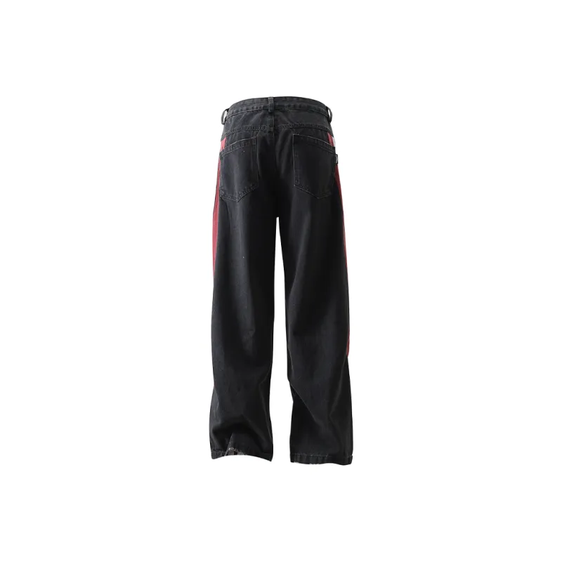 HKRXEC Jeans Men Black-1