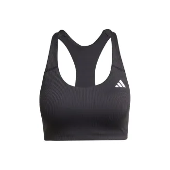 Adidas Free Shipping With AdiClub Powerimpact Rib Medium Support Training Bra