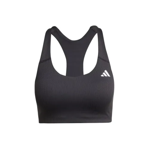 Adidas Free Shipping With AdiClub Powerimpact Rib Medium Support Training Bra