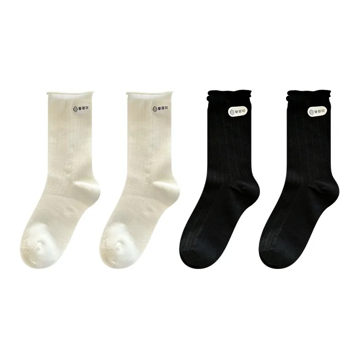 Moremoli Mid Calf Socks Women's 4 Pack-5