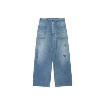Bowwow SS25 USN M44 DUNGAREE TROUSERS, SIDE SEAMLESS Jeans Unisex