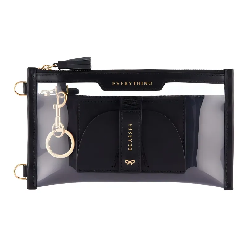 Anya Hindmarch Leather Clutch Unisex Black-0