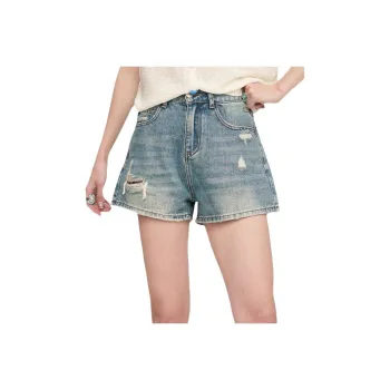 ELF SACK Denim Shorts Women's Denim Blue