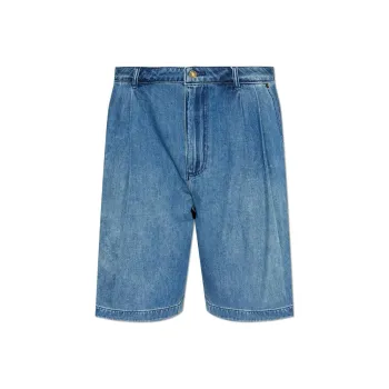 MICHAEL KORS FW24 Denim Shorts Women's Blue