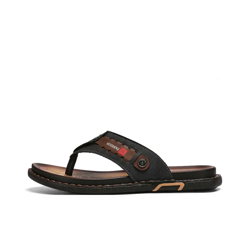 Shiozawa Stitching Slip Resistant Quick Dry Flip Flops Men's-0