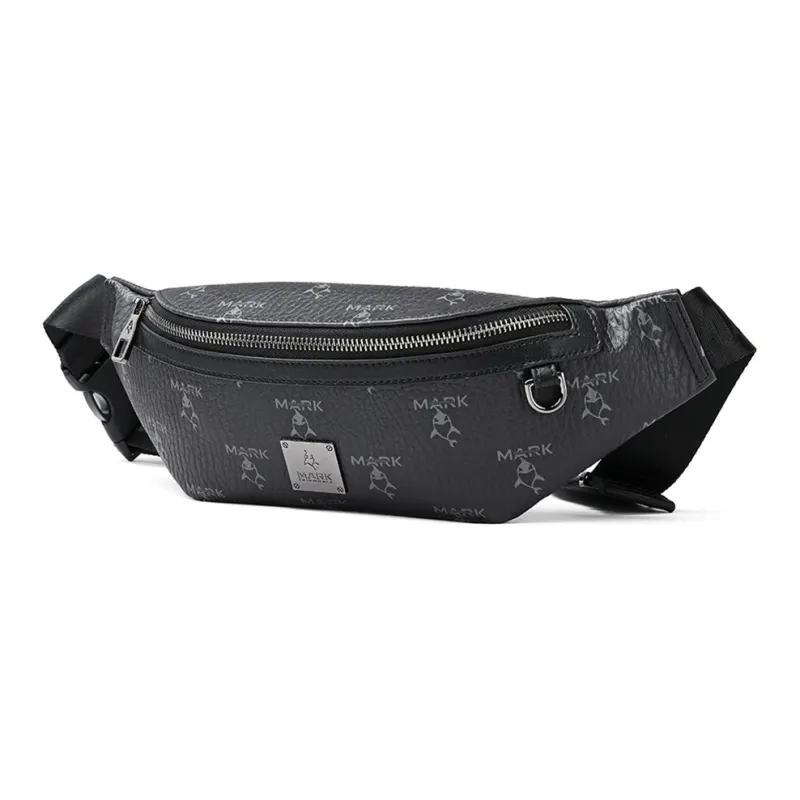 FAIRWHALE PVC Sling Bag Regular Unisex Black-1
