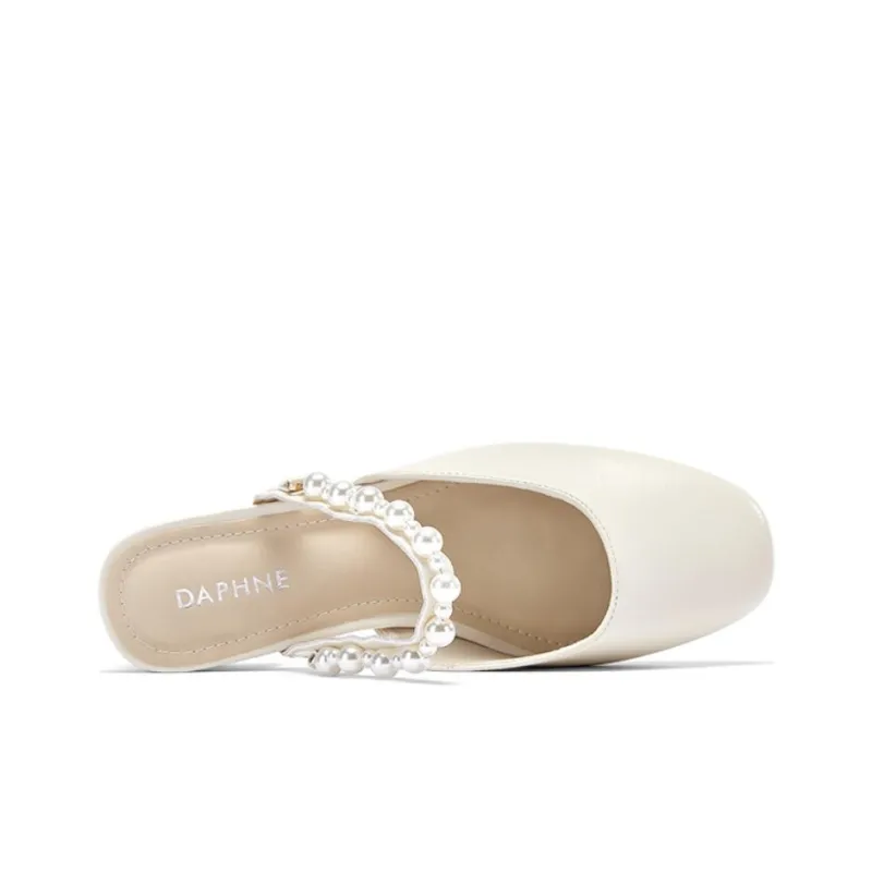 DAPHNE Wrap-toe Slippers Women's Ecru-3
