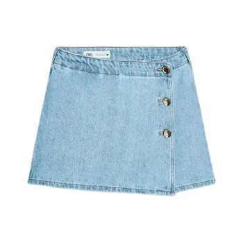 ZARA Denim Shorts Women's Medium Blue