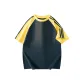 Navy Blue & Yellow Sleeves