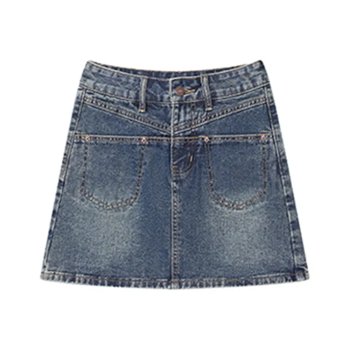 Kazakhstan Denim Short Skirts Women's-6