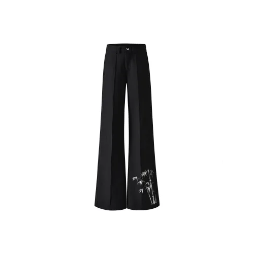 FONDLOOK Suit Trousers Unisex Black