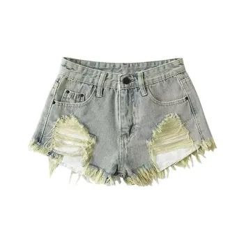 7 SEVFUN Denim Shorts Women's Vintage Blue