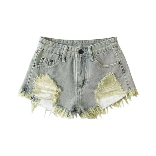 7 SEVFUN Denim Shorts Women's Vintage Blue