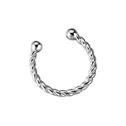 NVBBK S925 Silver Clip On Earrings Women's