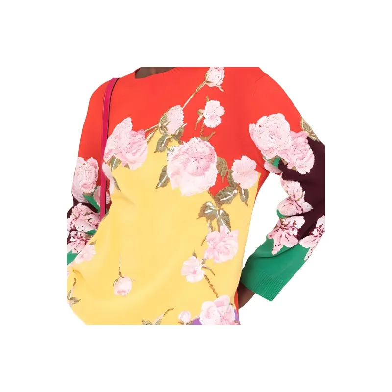 Valentino FW21 Loose Fit Sweater Women's Red-4