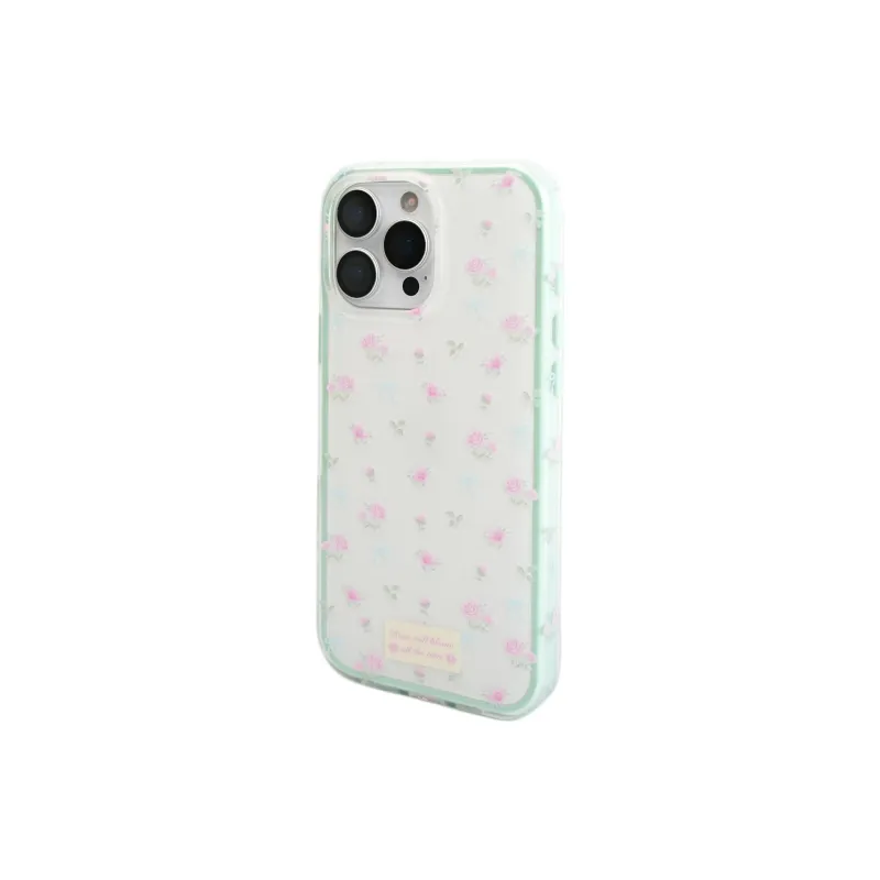 Wei Xin Acrylic Material Bowknot Pink Rose Phone Cases Compatible With IPhone 16/15 Pro Max/Apple 13/14 Pro/Max-2