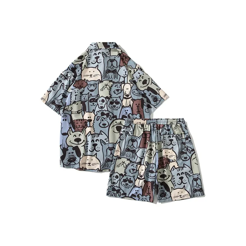 Fakeyoung Shirt Matching Set Unisex-8