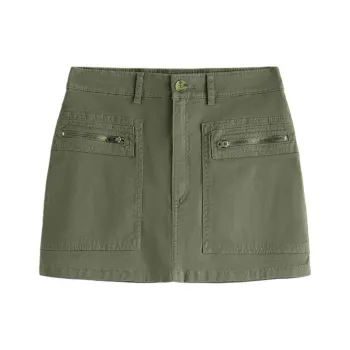 Abercrombie＆Fitch Cargo Short Skirts Women's Army Green