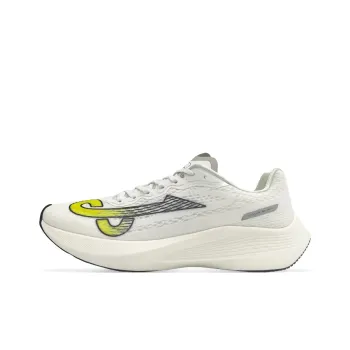LOOP BURN Snake 1.0 Low Top Dual Air Cushion X Anti Twist Plate Running Shoes Unisex Immersed In Moonlight White