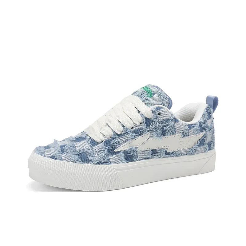FZFA Anti Slip And Wear Resistant Height Increasing Low Top Classic Preppy Style Students Skateboard Shoes Unisex-38