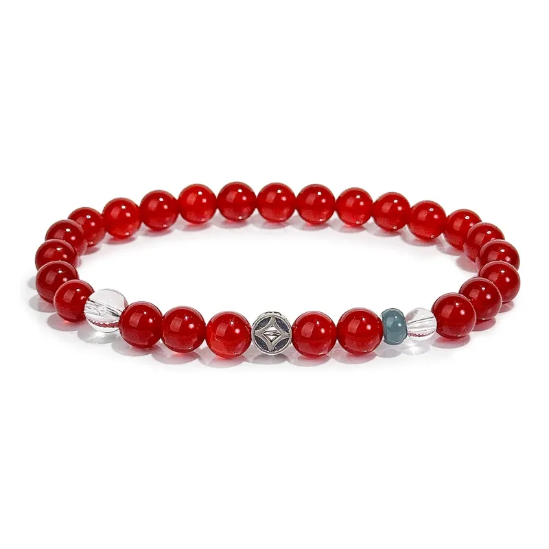 PUTUOSHANWENCHUANG Agate Jade Bracelets Unisex-0