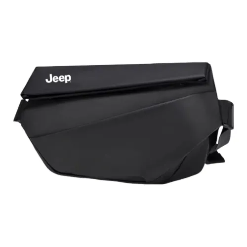 Jeep Polyester Sling Bag Men's Black