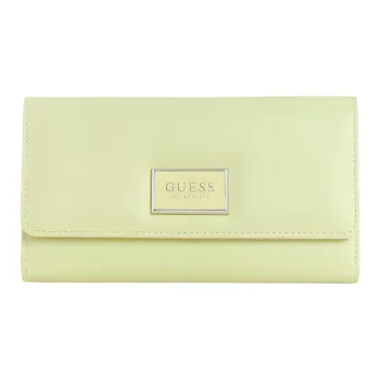 GUESS Artificial Leather Clutch Women's Light Yellow