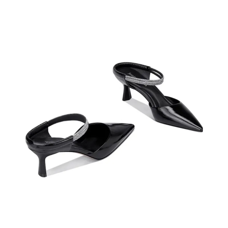 JESSICA SOPHIA Rubber Sole Abrasion Resistant Slip Resistant Closed Toe Slippers Women's-6