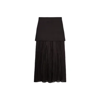 ZARA Casual Long Skirt Women's Brown